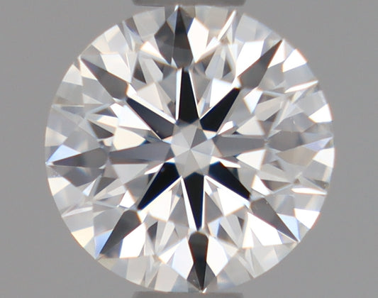 Natural Mined ROUND Diamond - 0.55 Carats, F Color, VVS1 Clarity - Timeless Beauty and Exceptional Brilliance - GIA Certified