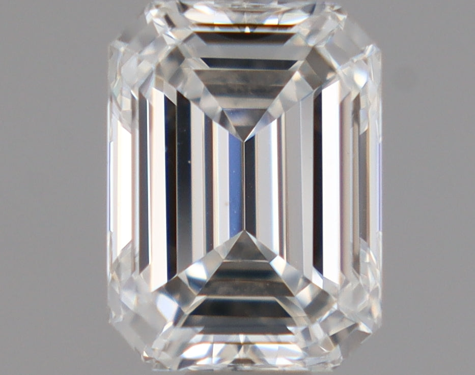 Natural Mined EMERALD Diamond - 0.75 Carats, F Color, VS1 Clarity - Timeless Beauty and Exceptional Brilliance - GIA Certified