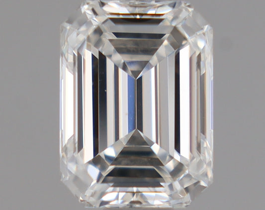 Natural Mined EMERALD Diamond - 0.75 Carats, F Color, VS1 Clarity - Timeless Beauty and Exceptional Brilliance - GIA Certified