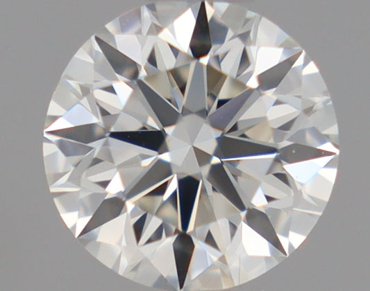 Natural Mined ROUND Diamond - 0.4 Carats, I Color, VS1 Clarity - Timeless Beauty and Exceptional Brilliance - GIA Certified