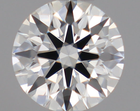 Natural Mined ROUND Diamond - 0.35 Carats, G Color, VVS1 Clarity - Timeless Beauty and Exceptional Brilliance - GIA Certified