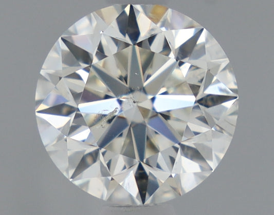 Natural Mined Round Diamond - 0.91 Carats, H Color, SI2 Clarity - Timeless Beauty and Exceptional Brilliance - Non-Certified