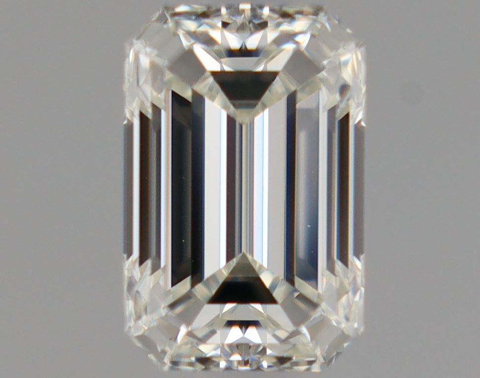 Natural Mined EMERALD Diamond - 0.76 Carats, J Color, VVS1 Clarity - Timeless Beauty and Exceptional Brilliance - GIA Certified