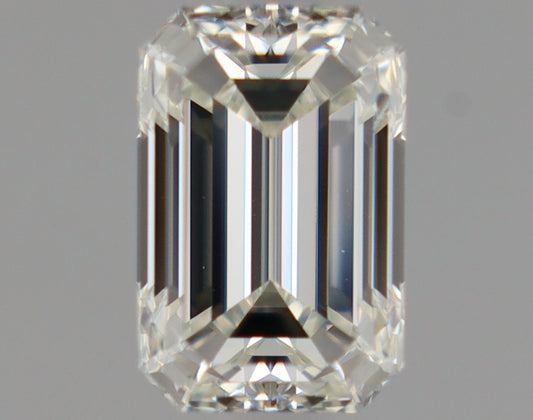 Natural Mined EMERALD Diamond - 0.76 Carats, J Color, VVS1 Clarity - Timeless Beauty and Exceptional Brilliance - GIA Certified