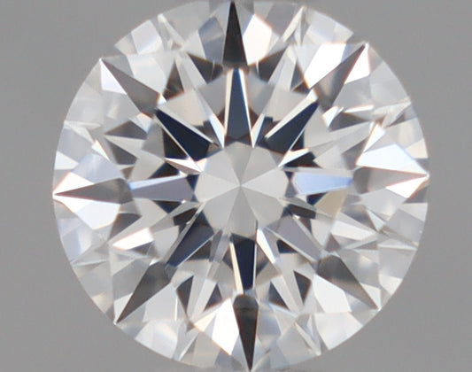 Natural Mined ROUND Diamond - 0.35 Carats, E Color, VVS1 Clarity - Timeless Beauty and Exceptional Brilliance - GIA Certified