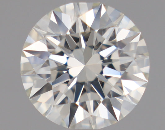 Natural Mined ROUND Diamond - 0.65 Carats, I Color, VVS2 Clarity - Timeless Beauty and Exceptional Brilliance - GIA Certified