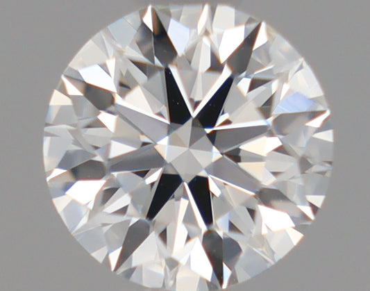Natural Mined ROUND Diamond - 0.4 Carats, F Color, VS1 Clarity - Timeless Beauty and Exceptional Brilliance - GIA Certified
