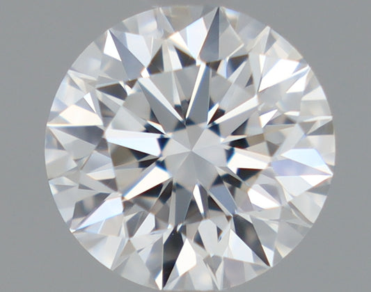 Natural Mined ROUND Diamond - 0.65 Carats, D Color, VVS2 Clarity - Timeless Beauty and Exceptional Brilliance - GIA Certified