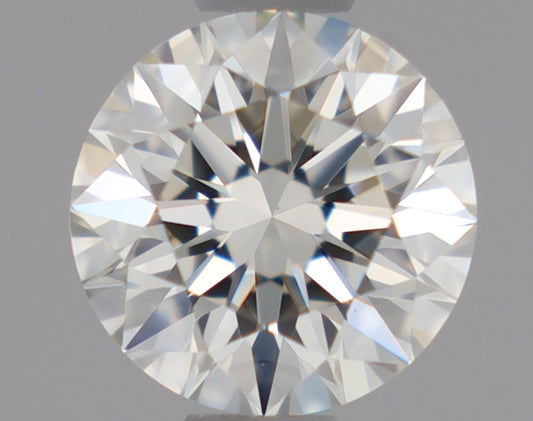 Natural Mined ROUND Diamond - 0.61 Carats, J Color, VS1 Clarity - Timeless Beauty and Exceptional Brilliance - GIA Certified
