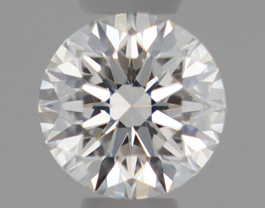 Natural Mined ROUND Diamond - 0.25 Carats, G Color, VVS1 Clarity - Timeless Beauty and Exceptional Brilliance - GIA Certified