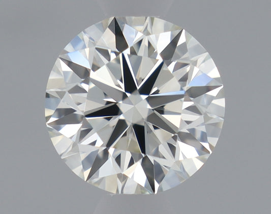 Natural Mined ROUND Diamond - 0.57 Carats, I Color, VVS1 Clarity - Timeless Beauty and Exceptional Brilliance - IGI Certified