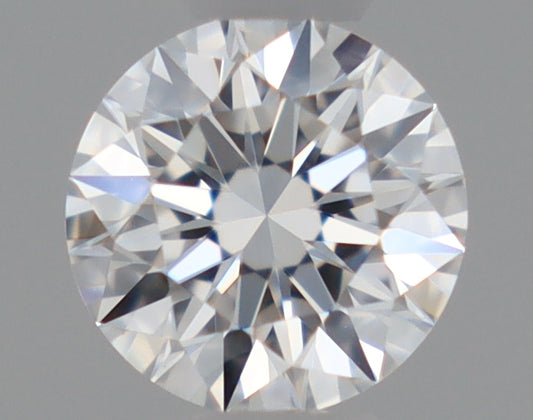Natural Mined ROUND Diamond - 0.3 Carats, D Color, VVS1 Clarity - Timeless Beauty and Exceptional Brilliance - GIA Certified