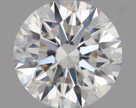Natural Mined ROUND Diamond - 0.5 Carats, H Color, VVS2 Clarity - Timeless Beauty and Exceptional Brilliance - GIA Certified