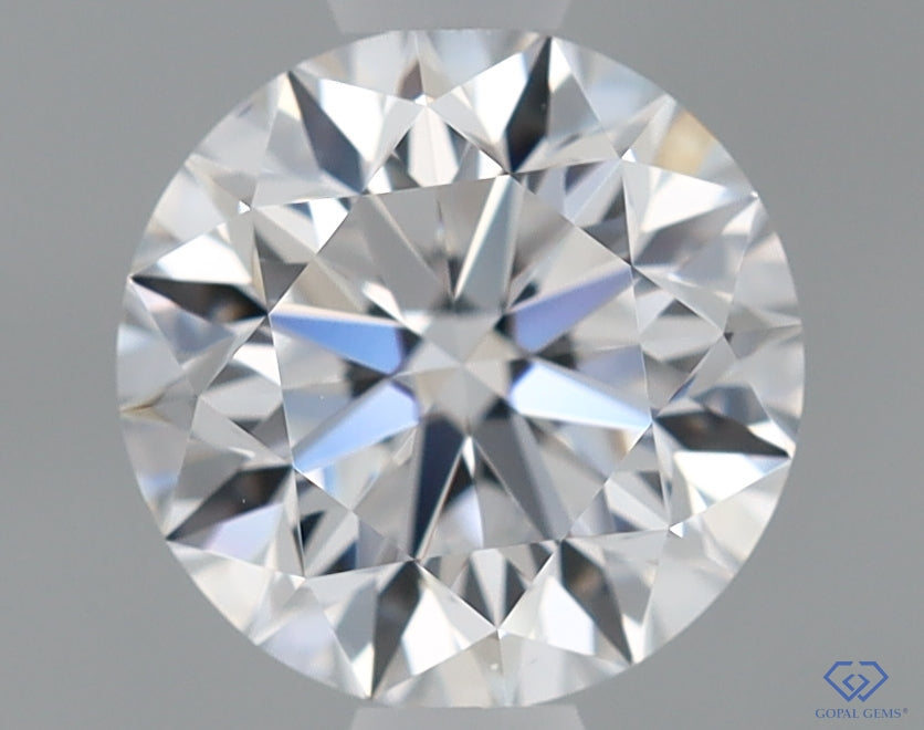 Natural Mined ROUND Diamond - 0.8 Carats, D Color, VS1 Clarity - Timeless Beauty and Exceptional Brilliance - GIA Certified