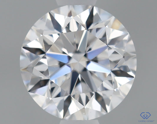 Natural Mined ROUND Diamond - 0.8 Carats, D Color, VS1 Clarity - Timeless Beauty and Exceptional Brilliance - GIA Certified
