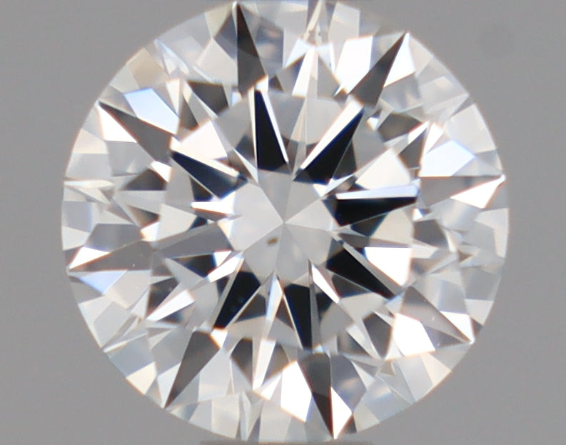 Natural Mined ROUND Diamond - 0.49 Carats, F Color, VS2 Clarity - Timeless Beauty and Exceptional Brilliance - GIA Certified