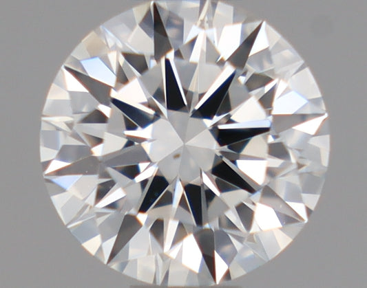 Natural Mined ROUND Diamond - 0.49 Carats, F Color, VS2 Clarity - Timeless Beauty and Exceptional Brilliance - GIA Certified