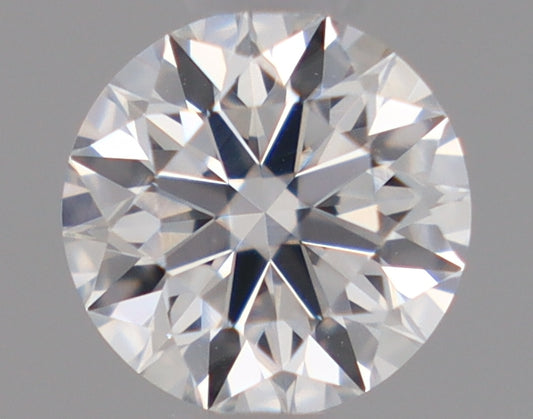 Natural Mined ROUND Diamond - 0.36 Carats, D Color, VVS2 Clarity - Timeless Beauty and Exceptional Brilliance - GIA Certified