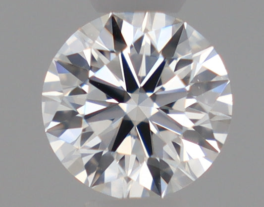 Natural Mined ROUND Diamond - 0.26 Carats, F Color, IF Clarity - Timeless Beauty and Exceptional Brilliance - GIA Certified