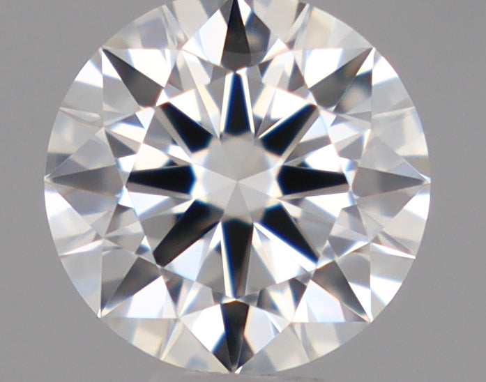 Natural Mined ROUND Diamond - 0.34 Carats, H Color, IF Clarity - Timeless Beauty and Exceptional Brilliance - GIA Certified