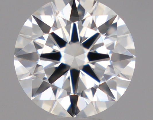 Natural Mined ROUND Diamond - 0.34 Carats, H Color, IF Clarity - Timeless Beauty and Exceptional Brilliance - GIA Certified