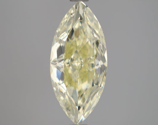 Natural Mined MARQUISE Diamond - 2.16 Carats, W-X Color, VVS2 Clarity - Timeless Beauty and Exceptional Brilliance - GIA Certified