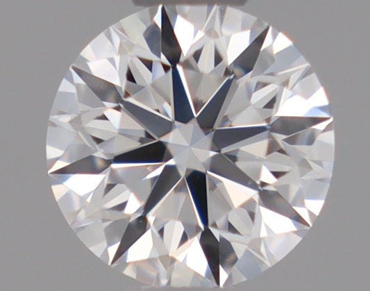 Natural Mined ROUND Diamond - 0.33 Carats, D Color, VS1 Clarity - Timeless Beauty and Exceptional Brilliance - GIA Certified