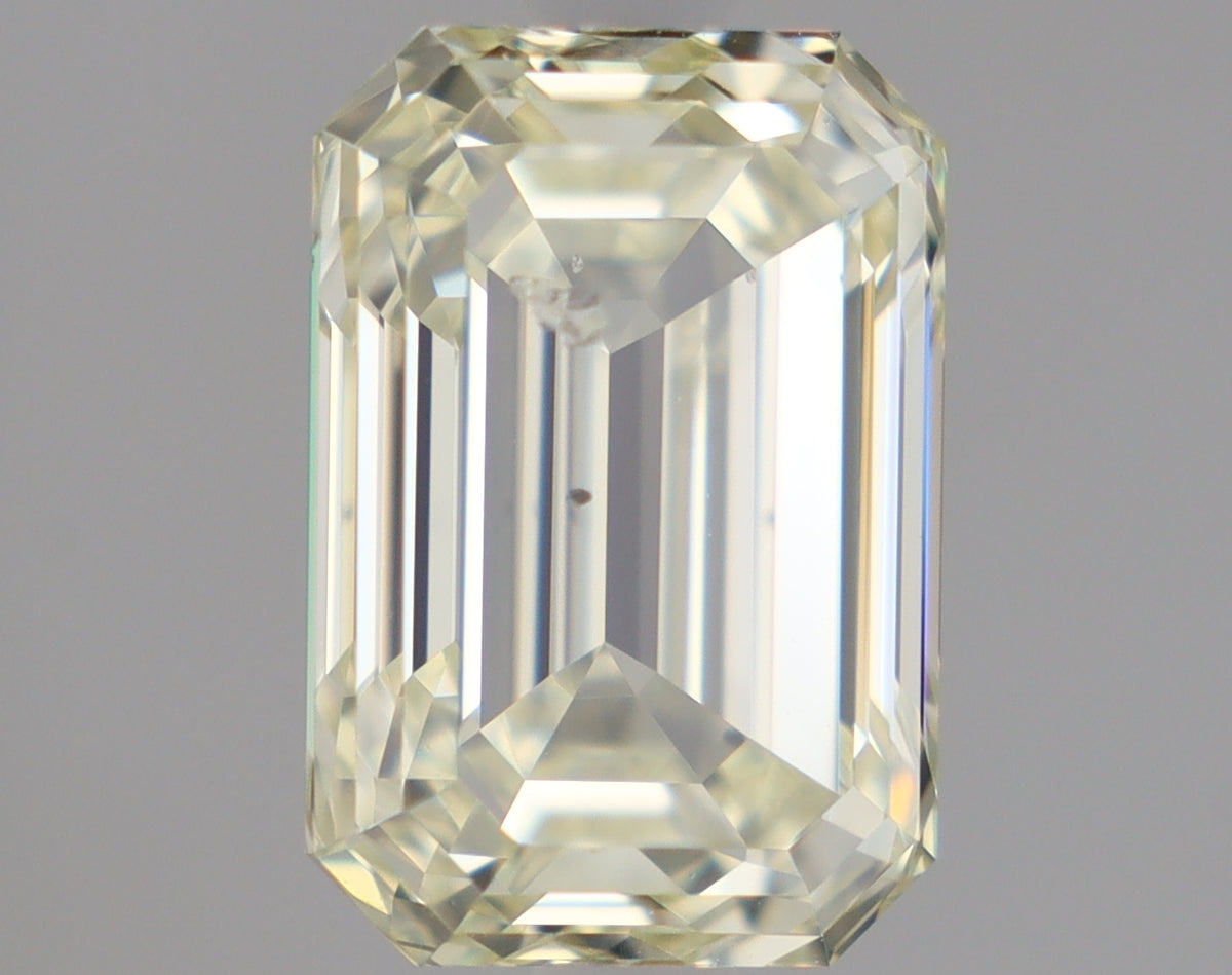 Natural Mined EMERALD Diamond - 2.02 Carats, U-V Color, I1 Clarity - Timeless Beauty and Exceptional Brilliance - GIA Certified