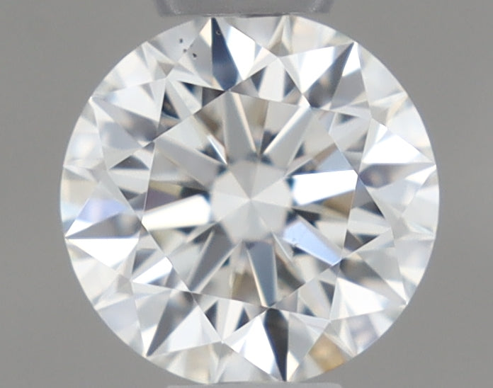Natural Mined ROUND Diamond - 0.34 Carats, H Color, VS2 Clarity - Timeless Beauty and Exceptional Brilliance - GIA Certified