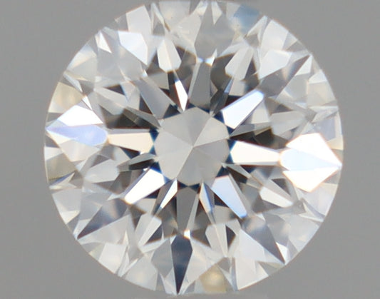 Natural Mined ROUND Diamond - 0.41 Carats, F Color, VS1 Clarity - Timeless Beauty and Exceptional Brilliance - GIA Certified