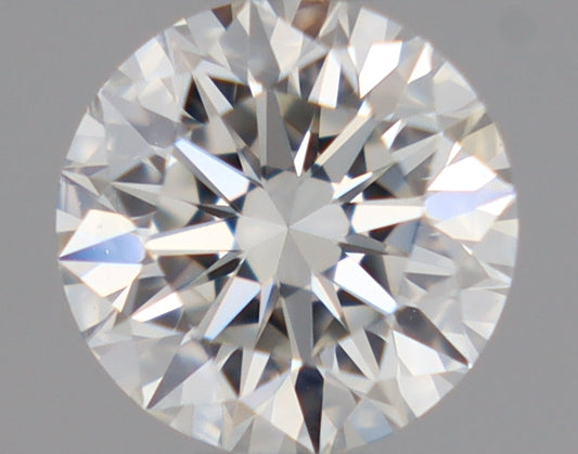 Natural Mined ROUND Diamond - 0.5 Carats, H Color, VS1 Clarity - Timeless Beauty and Exceptional Brilliance - GIA Certified