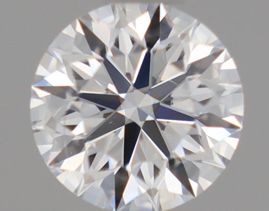 Natural Mined ROUND Diamond - 0.4 Carats, D Color, SI2 Clarity - Timeless Beauty and Exceptional Brilliance - GIA Certified
