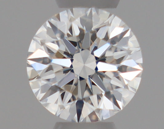 Natural Mined ROUND Diamond - 0.25 Carats, F Color, VVS1 Clarity - Timeless Beauty and Exceptional Brilliance - GIA Certified