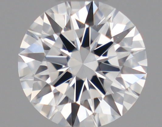 Natural Mined ROUND Diamond - 0.35 Carats, D Color, VVS2 Clarity - Timeless Beauty and Exceptional Brilliance - GIA Certified