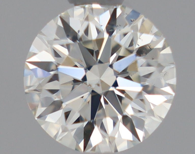 Natural Mined ROUND Diamond - 0.45 Carats, J Color, VS2 Clarity - Timeless Beauty and Exceptional Brilliance - GIA Certified