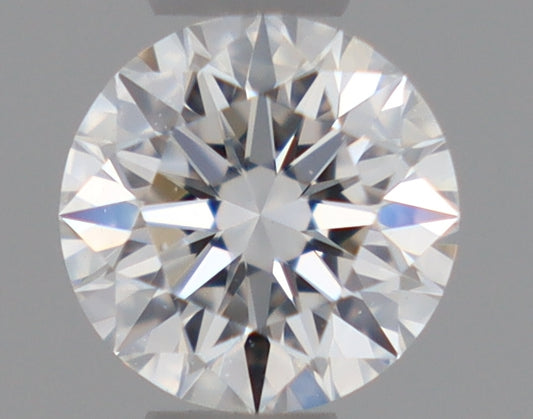 Natural Mined ROUND Diamond - 0.3 Carats, D Color, VVS1 Clarity - Timeless Beauty and Exceptional Brilliance - GIA Certified