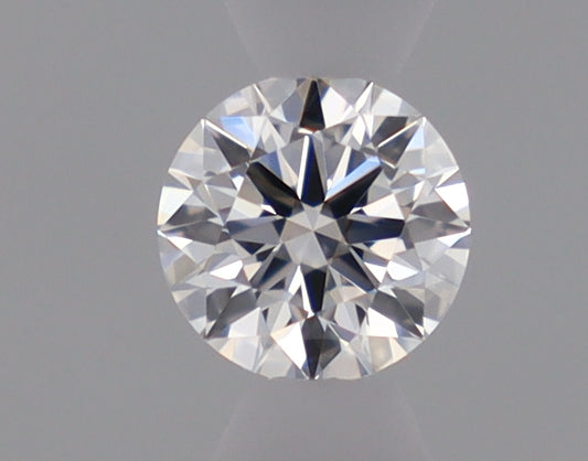 Natural Mined ROUND Diamond - 0.24 Carats, E Color, VVS2 Clarity - Timeless Beauty and Exceptional Brilliance - GIA Certified