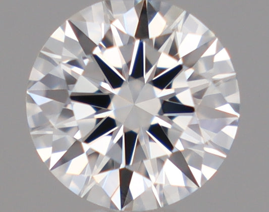 Natural Mined ROUND Diamond - 0.34 Carats, F Color, VVS1 Clarity - Timeless Beauty and Exceptional Brilliance - GIA Certified