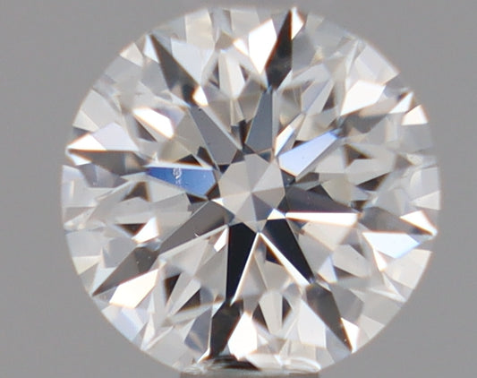 Natural Mined ROUND Diamond - 0.38 Carats, F Color, VS1 Clarity - Timeless Beauty and Exceptional Brilliance - GIA Certified