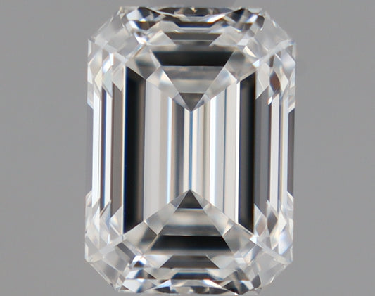 Natural Mined EMERALD Diamond - 0.93 Carats, F Color, VVS1 Clarity - Timeless Beauty and Exceptional Brilliance - GIA Certified