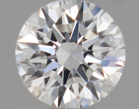 Natural Mined ROUND Diamond - 0.41 Carats, E Color, SI1 Clarity - Timeless Beauty and Exceptional Brilliance - GIA Certified