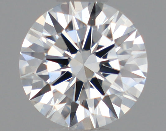 Natural Mined ROUND Diamond - 0.31 Carats, F Color, VS2 Clarity - Timeless Beauty and Exceptional Brilliance - GIA Certified
