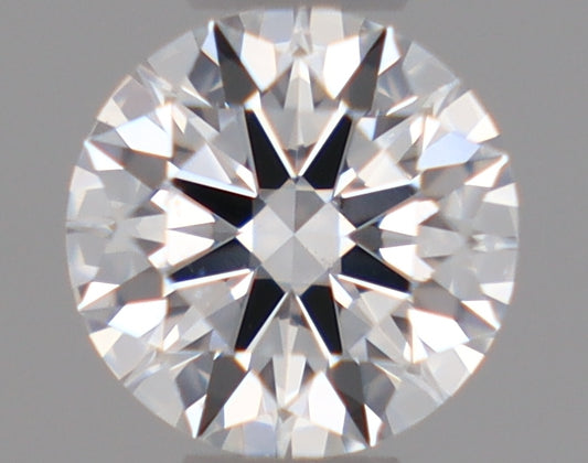 Natural Mined ROUND Diamond - 0.31 Carats, E Color, VVS2 Clarity - Timeless Beauty and Exceptional Brilliance - GIA Certified