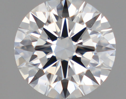 Natural Mined ROUND Diamond - 0.35 Carats, F Color, VVS1 Clarity - Timeless Beauty and Exceptional Brilliance - GIA Certified
