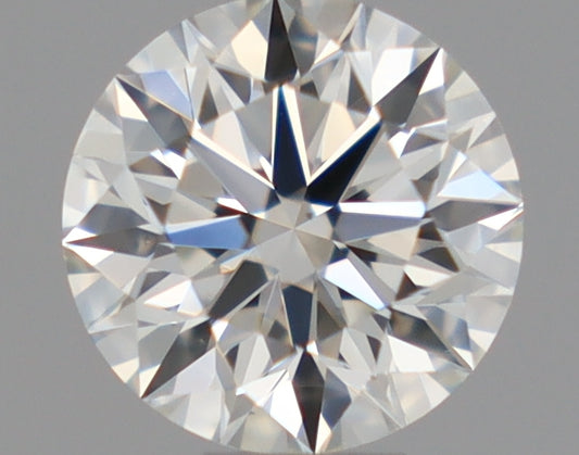 Natural Mined ROUND Diamond - 0.36 Carats, H Color, VS1 Clarity - Timeless Beauty and Exceptional Brilliance - GIA Certified