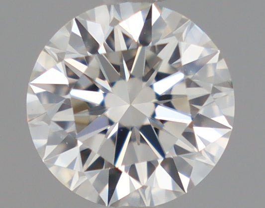Natural Mined ROUND Diamond - 0.35 Carats, I Color, IF Clarity - Timeless Beauty and Exceptional Brilliance - GIA Certified