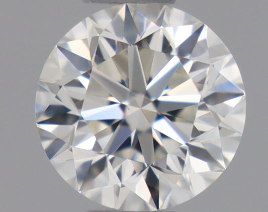 Natural Mined ROUND Diamond - 0.4 Carats, I Color, VVS2 Clarity - Timeless Beauty and Exceptional Brilliance - GIA Certified