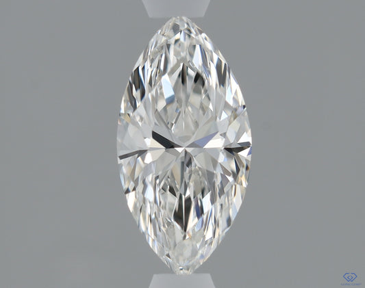 Natural Mined MARQUISE Diamond - 0.61 Carats, G Color, VS1 Clarity - Timeless Beauty and Exceptional Brilliance - GIA Certified