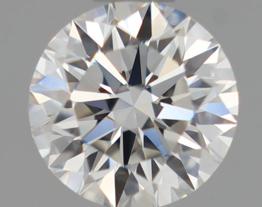 Natural Mined ROUND Diamond - 0.51 Carats, H Color, VS2 Clarity - Timeless Beauty and Exceptional Brilliance - GIA Certified
