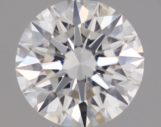 Natural Mined ROUND Diamond - 0.4 Carats, F Color, VS1 Clarity - Timeless Beauty and Exceptional Brilliance - GIA Certified